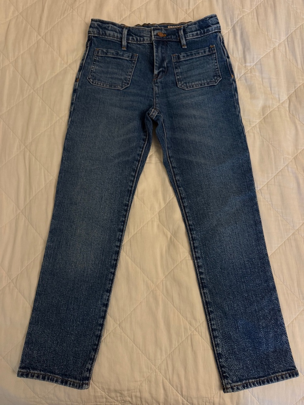 Crewcuts girls size 10 straight leg jeans